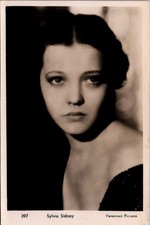 Sylvia Sidney Vintage Paramount Pictures Portrait Postcard 397 1930s Actress picture