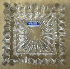 Gotham Full Lead Crystal Ashtray Made In W.Germany picture
