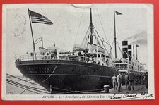 Vintage Postcard S.S. Kroonland America Star Line Anvers Antwerp Belgium Ship picture