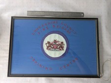 Lancashire County Fire Brigade Training Centre Vintage Embroidery picture