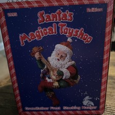 Vintage 1995 Santa’s Magical Toyshop Grandfather Frost Stocking Hanger NIB picture