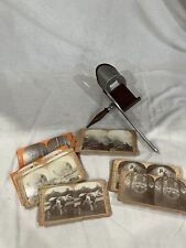 Antique STEREOSCOPE CARD PHOTO VIEWER. The Perfecscope. 1900 picture