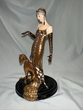 Franklin Mint Erte-Ocelot Porcelain Figurine picture