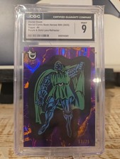 2025 Topps Marvel Comic Book Heroes 50th Doctor Doom Purple  /75 CGC 9 *1975 picture