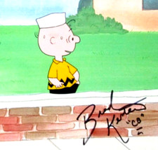 1969 SIGNED CHARLIE BROWN PEANUTS Charles SCHULZ ORIGINAL PRODUCTION CEL snoopy picture