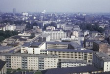 The city of Frankfurt top of Saint Bartholomeus Cathedral 1960 Old Photo 2 picture