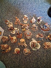 33 Piece Collection Of Boyd's Bears  Bearstone Collection picture