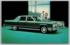 1976 Lincoln Continental Town Car Vintage Car Advertising Postcard picture