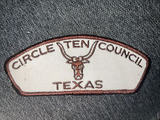 Mint CSP Circle Ten Council Texas National Sample Real T-A picture