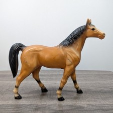 Vintage 1960's Buckskin Hard Plastic Pony Horse Collectible Mid-Century Rare picture