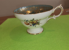 Vintage Hammersley &Co. Pedestal TEA CUP,  Bone China Porcelain, Floral  England picture