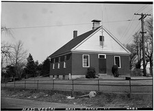 Franklin Massachusetts Little Red Brick Schoolhouse c1930s One-Room School picture