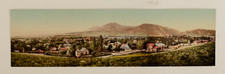 Colorado. Boulder. general view.   photochrome, vintage photochrome 10x35, picture