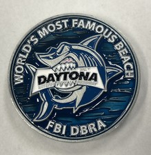 FBI Jacksonville Division Daytona Beach Resident Agency Challenge Coin picture