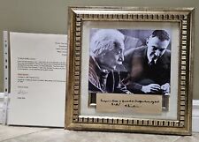 Albert Einstein Signed Autograph With Formula -No Copy -Framed With Photo picture