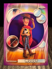 Topps 2026 Topps Chrome Pixar Toy Story Woody #194 Serial Numbered 42/75 picture