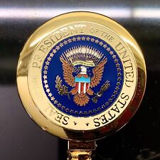Presidential ID Holder Gold Logo on ID Reel Great Seal of the USA President picture