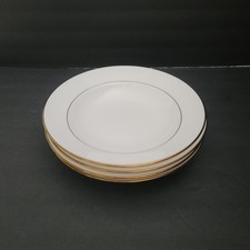 Lenox Continental Dining Gold Pasta Soup Bowls 10 1/2