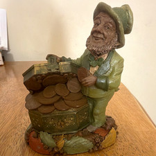 Tom Clark Cairn Monaghan Gnome Figurine 1998 Signed Painted Resin picture