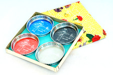 1000 Islands NY Bridge Vintage Mid-Century Souvenir Drink Coaster Set Unused picture