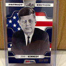 Leaf 2026 Patriot Edition John F. Kennedy P-29 #228/250 Non-Sport Card picture