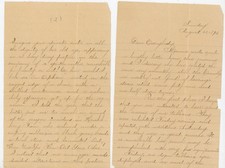 1892 Antique Letter Huckleberry Finn Mark Twain Mention Tableau Theater A picture