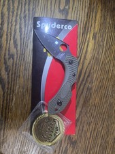 Spyderco Lil' Native CPM CruWear Green Handle Manual Plain Drop Point Comp Lock picture
