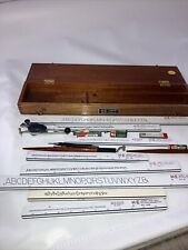 Keuffel & Esser Co K&E Leroy Lettering Set With Wood Case picture