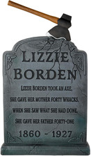 Spirit Halloween The Historic Lizzie Borden House Lizzie Borden Tombstone, Offic picture