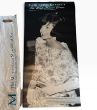 Vintage Jacqueline Kennedy White House Years Met Museum Poster 2001 39x19.5