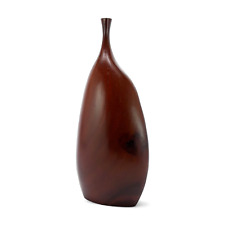 Doug Ayers Signed Wooden MCM Vase Weed Pot Bud Vase - California Artist - 7