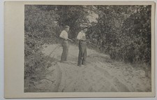 Antique RPPC Hunting Shotguns Men Identified Carl Knutzen Jack Pierce CYKO UNP picture