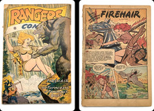 Rangers Comics #36/41 Fiction House 1947 Golden Age Firehair Sky Rangers 10 Cent picture