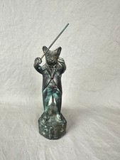 San Pacific International SPI Brass Mouse Band Conductor on Piece Cheese 8 1/2