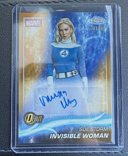 Topps 2025 Marvel Studios Chrome Vanessa Kirby Sue Storm Auto AA-VK 01/50 picture