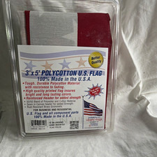 Liberty Flags 3' x 5' Polycotton U.S. Flag Made in USA (2013) picture