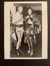 BIANCA JAGGER - HELMUT BERGER - Vintage Rare Original Press Photo picture