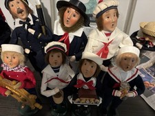 Byers Choice Carolers Lot Of 7 Nautical Carolers picture