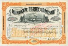 Hoboken Ferry Company signed by Emanuel Lehman - 1890's dated Autograph Stock Ce picture