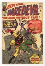 Daredevil #4 GD- 1.8 1964 1st app. Killgrave the Purple Man picture