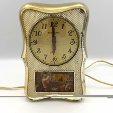 Vtg 1950s Mastercrafters Blacksmith Clock Model 263 Chicago Needs Cord As Is picture