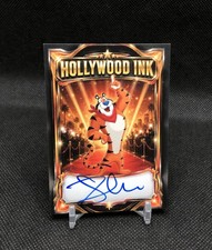 TONY DANIELS/ TONY THE TIGER CUSTOM HOLLYWOOD INK ON CARD AUTO BLACK BORDER SSP picture