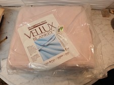 Vintage Montgomery Ward Vellux Luxury Blanket Full 80x90