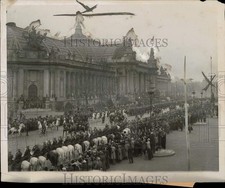 1919 Press Photo President Wilson's party arriving in French Capital - lry24568 picture