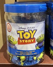 Disney Parks Pixar Toy Story Aliens Big Bucket O' Little Green Men LGM 25 Pc NEW picture