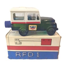 Vintage 1970s Avon Special Male Mail Truck Deep Woods Aftershave Unused NOS picture