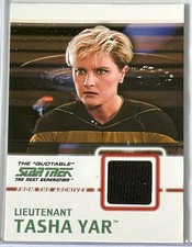 Tasha Yar, Star Trek Quoteable Next Generation, Costume Relic C8 picture