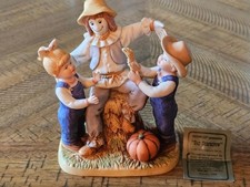 Vintage Homco Denim Days Our Scarecrow W/Tag & Opened Box- #1524 picture