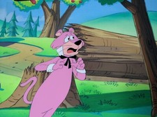 SNAGGLEPUSS animation cel Hanna-Barbera cartoons Yogi bear production art  I6 picture