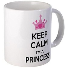 11oz mug Keep calm I'm a princess picture